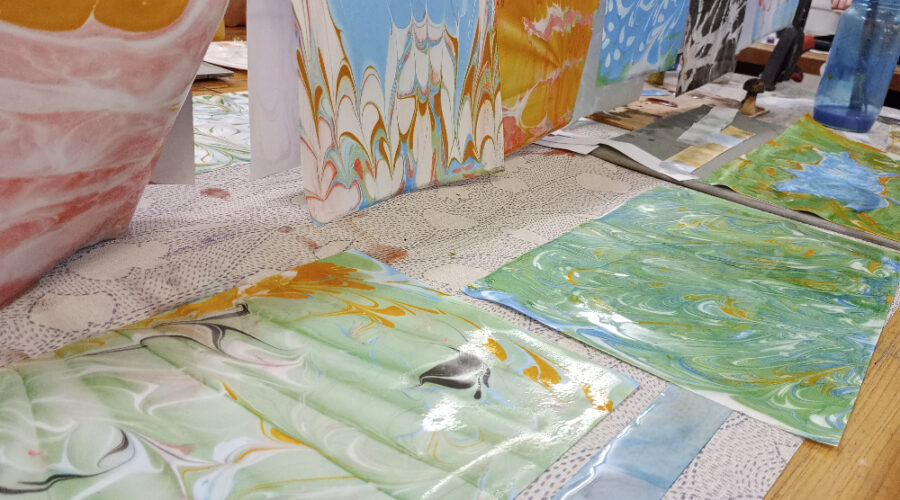 A Night of Creativity and Community: Our Parent Carer Marbling Workshop