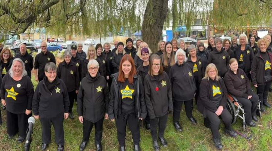 Rock Choir Raises Funds for Little Hiccups at Chapel Allerton Market