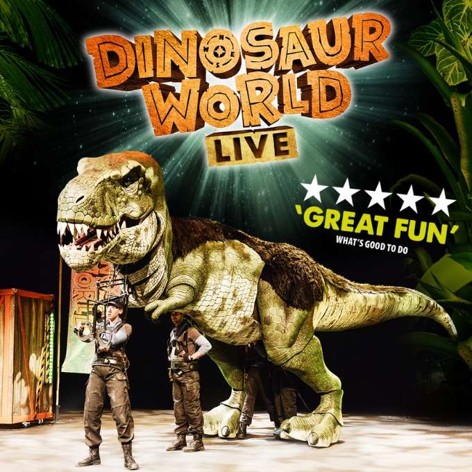 Dare to experience the dangers and delights of Dinosaur World Live in this roarsome interactive show for all the family!