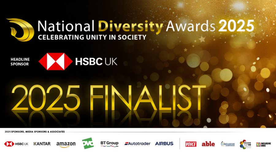 We’ve Been Shortlisted for a National Diversity Award!
