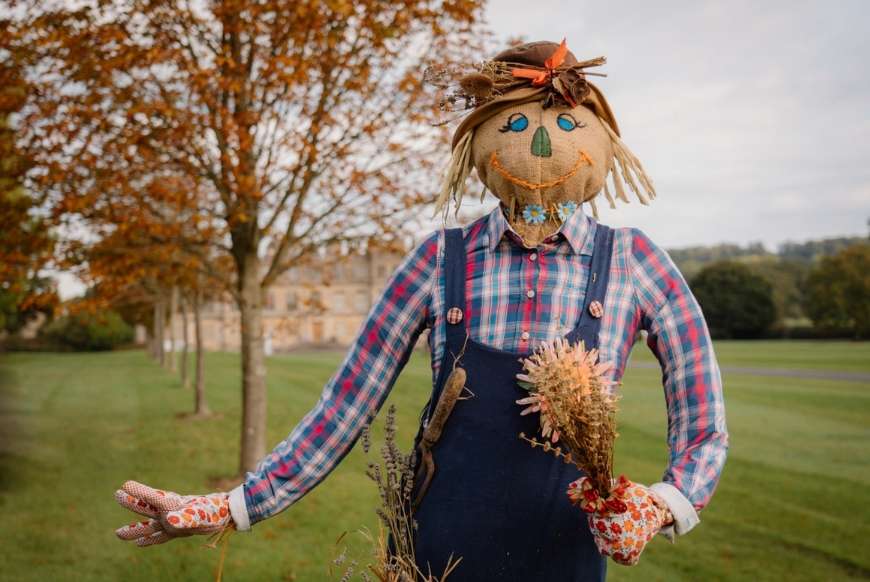 2025 09 26 Little Hiccups Scarecrow Build at Harewood House