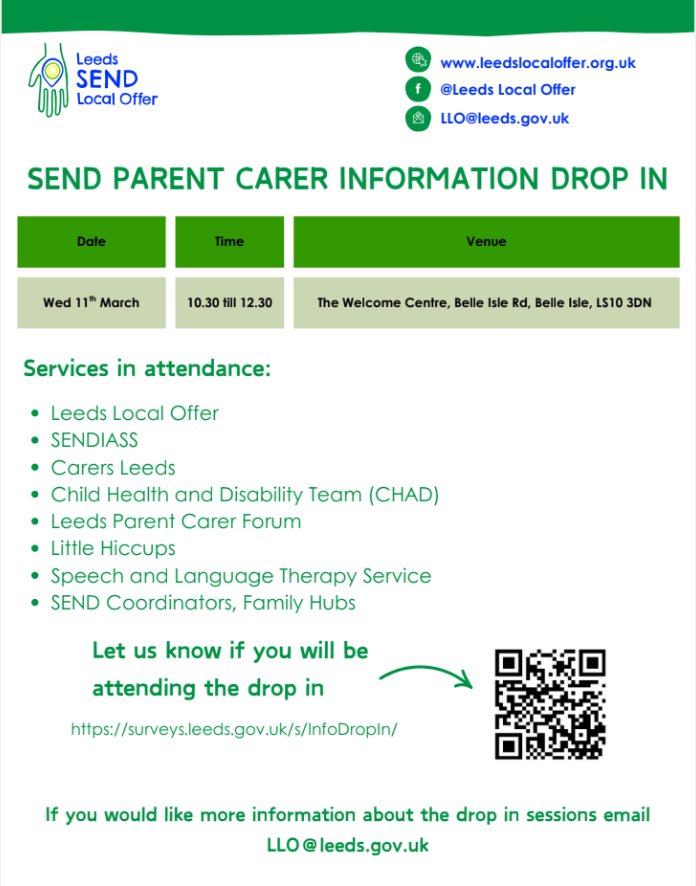 SEND parent carer information drop