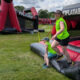 Bouncing for a Good Cause: Anna and Reuben Take on the Inflatable 2.5k!